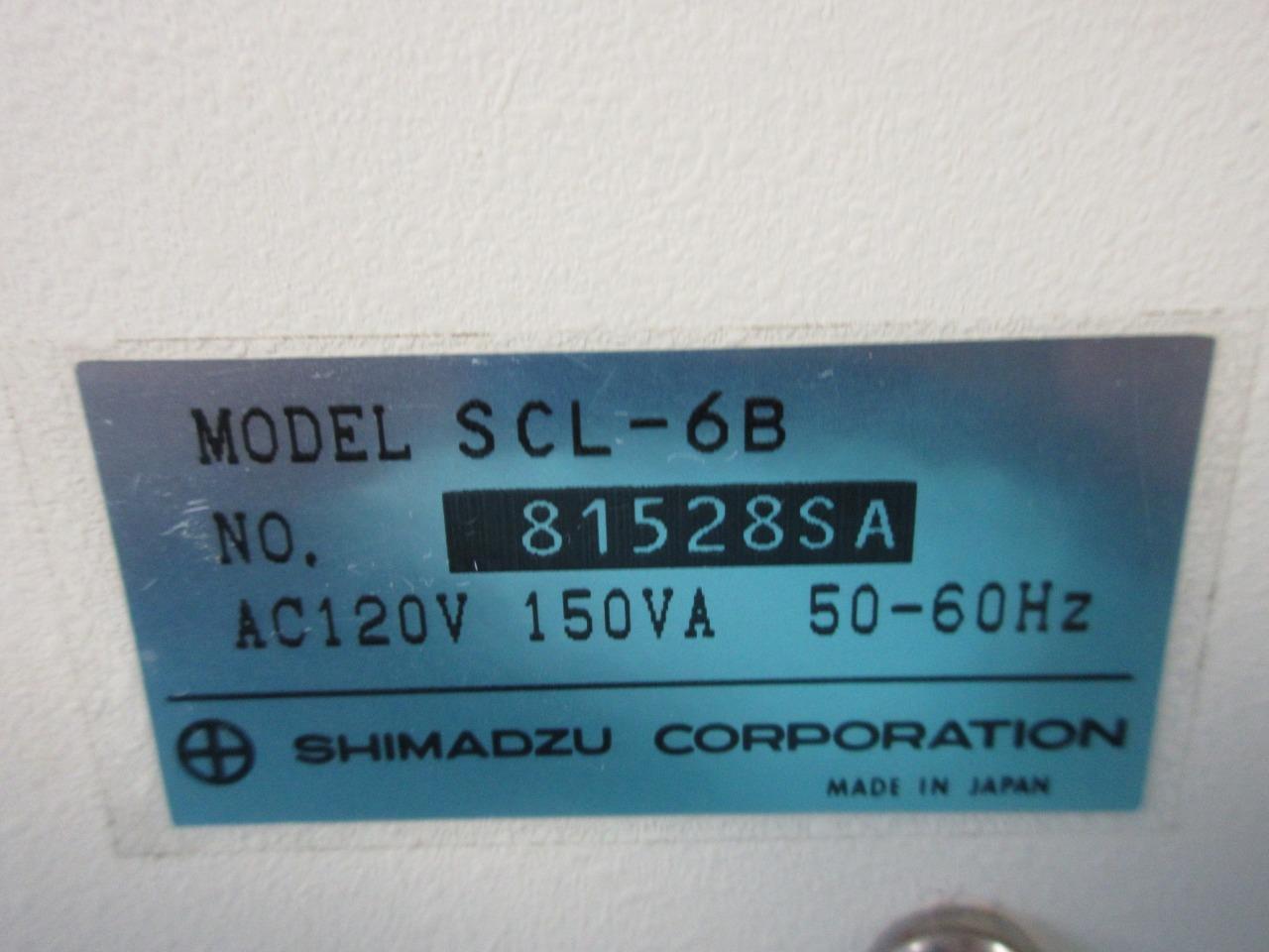 SHIMADZU SCL-6B SYSTEM CONTROL WITH CORD & PC-11L PC-14N PC15N RS232C MODULES