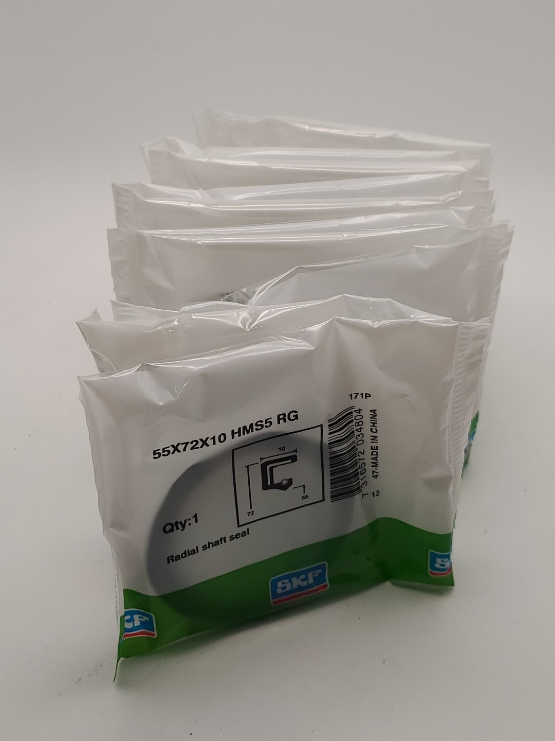 (Box Of 10) SKF 55x72x10 HMS5 RG Oil Seal