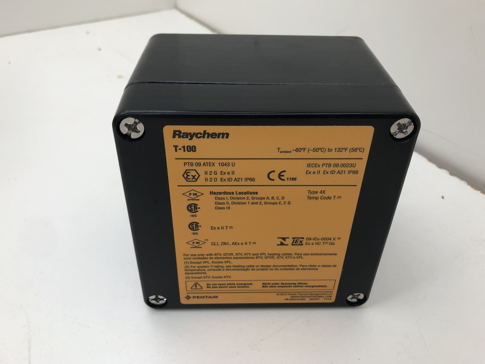 (QTY.4) PENTAIR T-100 SPLICE AND TEE CONNECTION KIT