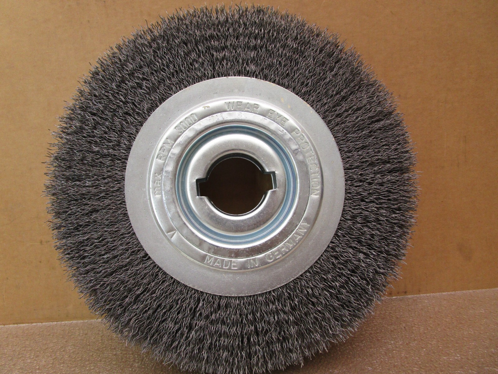 New Open Box Kent Corp. KT#0111-3550-L Wheel Brush 12″D 4″d 0.02″ Wire 51771HM