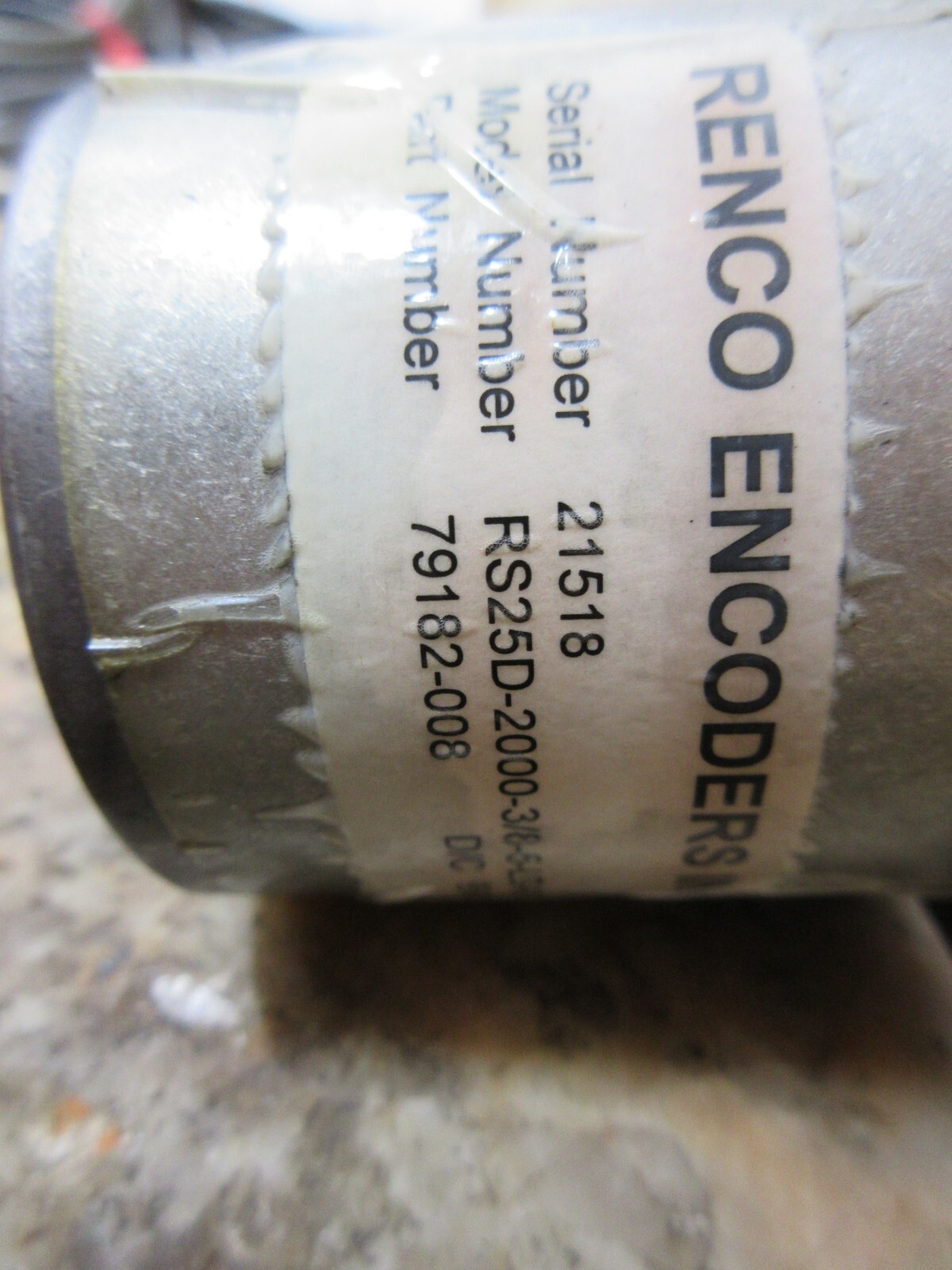 HAAS HL-1H CNC LATHE RENCO RS25D-2000-3/8-5-LD-0-M2 79182-008 DC 9540 ENCODER