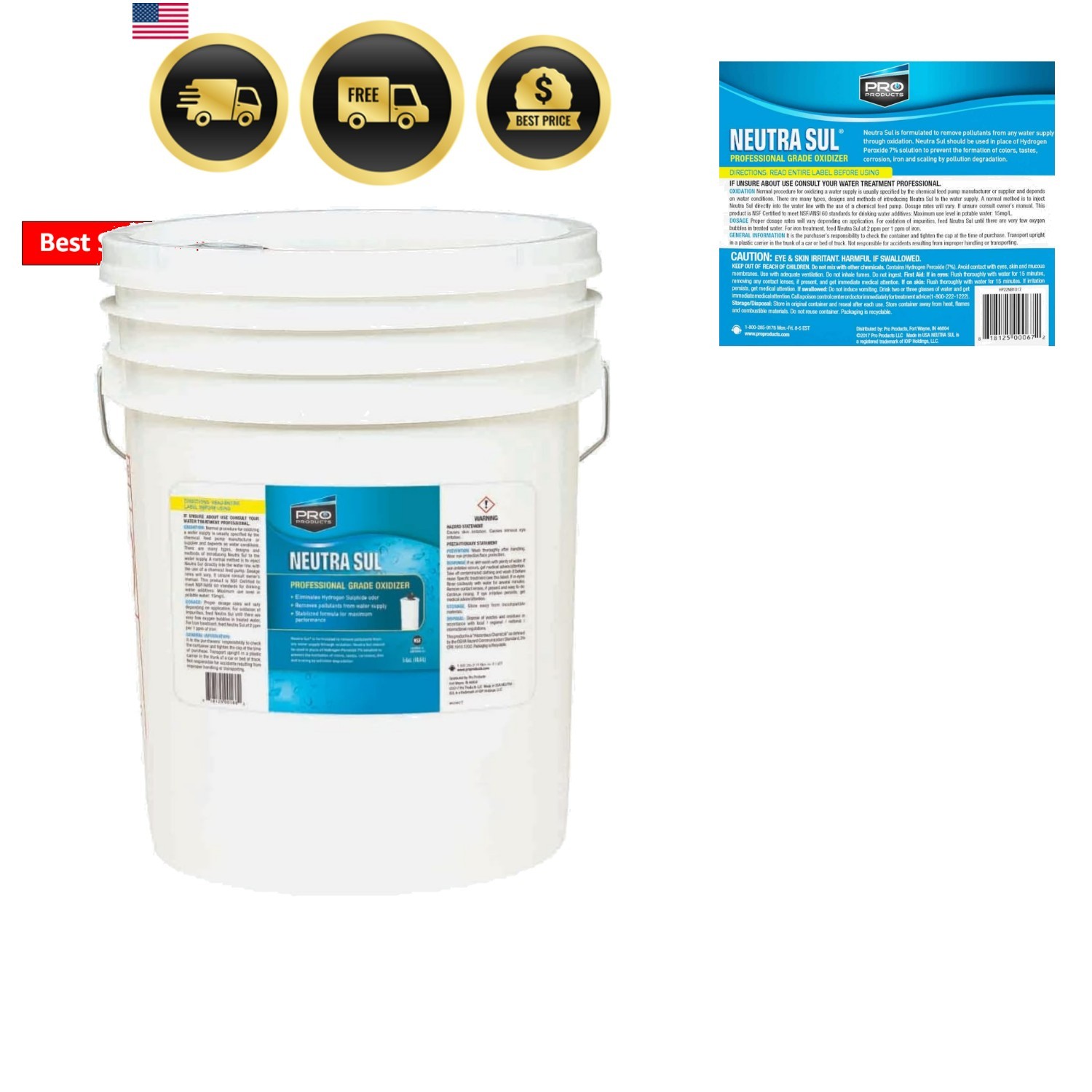Neutra Sul Professional Grade Oxidizer 5 Gallon