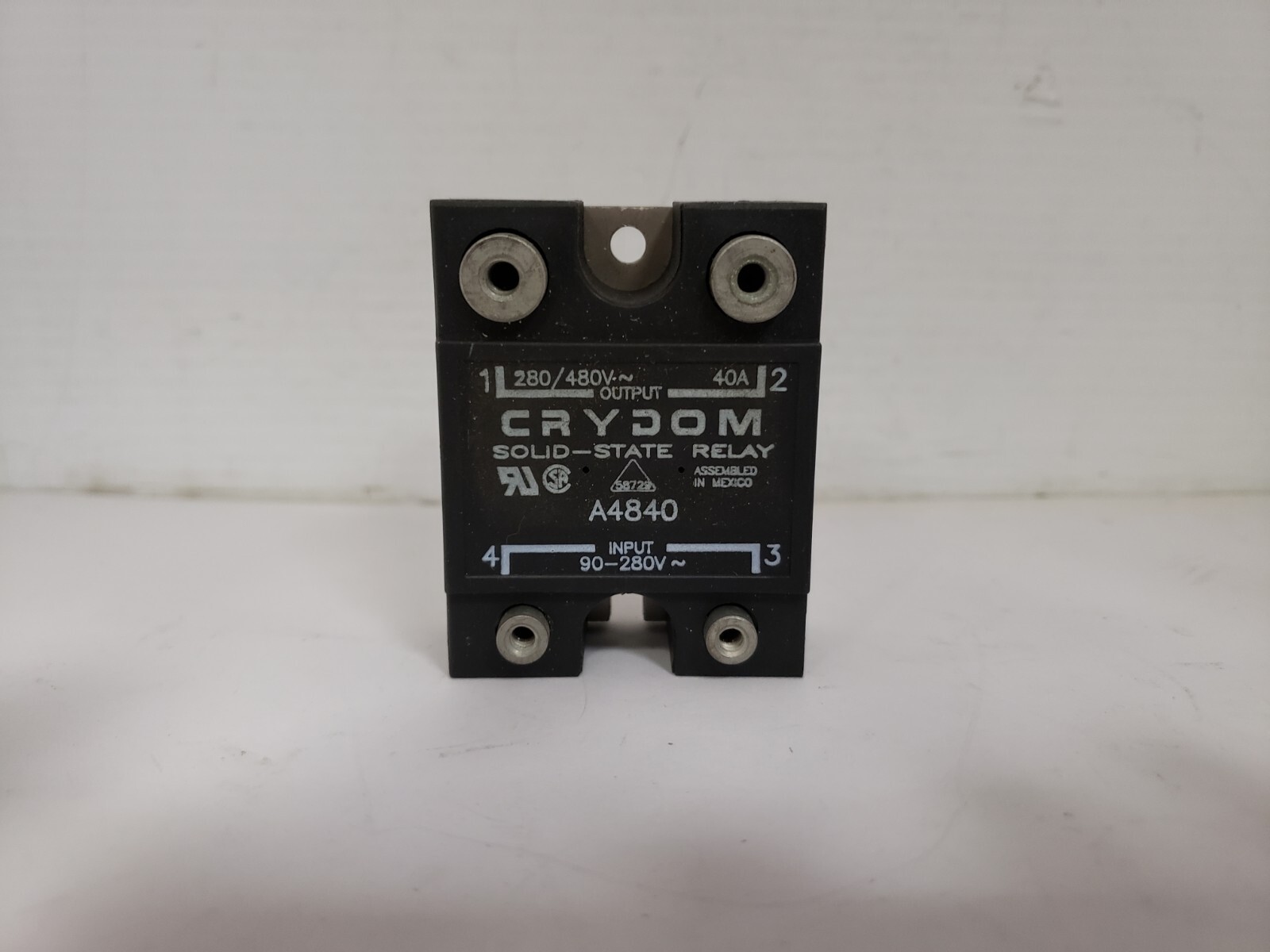 CRYDOM A4840 SOLID STATE RELAY 40A 280/480V NNB