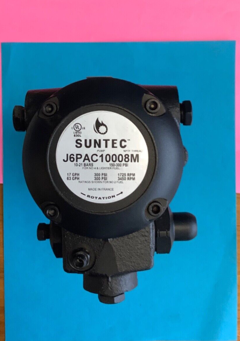 New Suntec J6PA-C1000G replacement Model J6PA -C10008M 1725/3450RPM 17/63GPH
