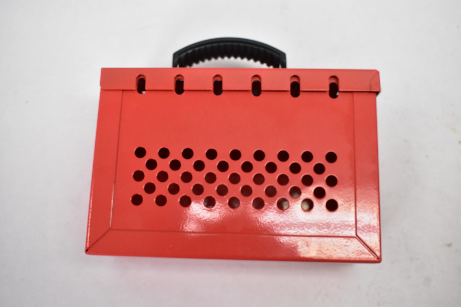 Master Lock 498A Group Lockout Lock Box LOTO Safety Series Steel Red Portable