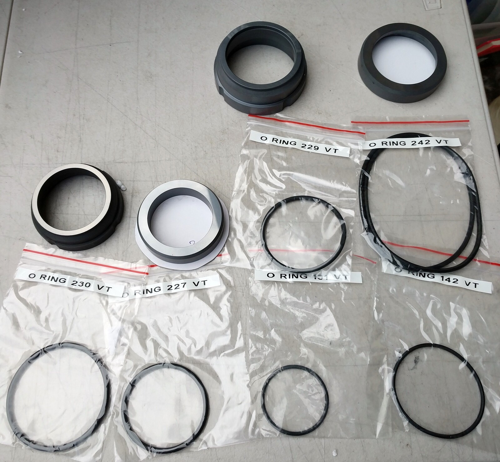Sealtek Mechanical Seal 711 42mm K711FBAPI042 SC/SC Kit Q2Q2VAQ2V