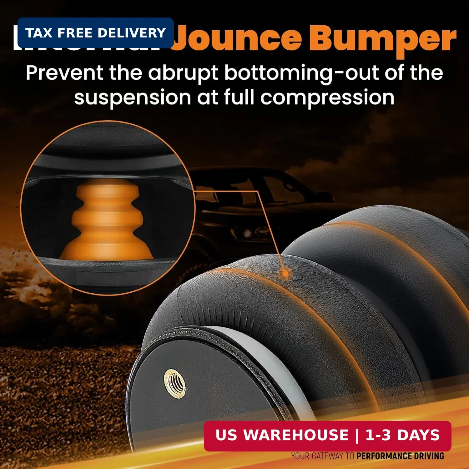 5000LB Rear Air Suspension Bag Kit for Ford F250 F350 F450 Super Duty 4WD