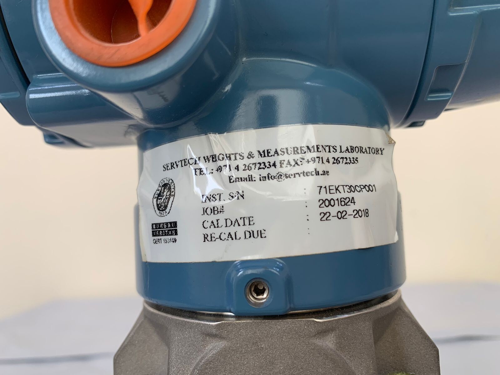 Rosemount / 2051 Pressure Transmitter / HART / WP 3626PSI-250BAR / Cal.0-200MBAR