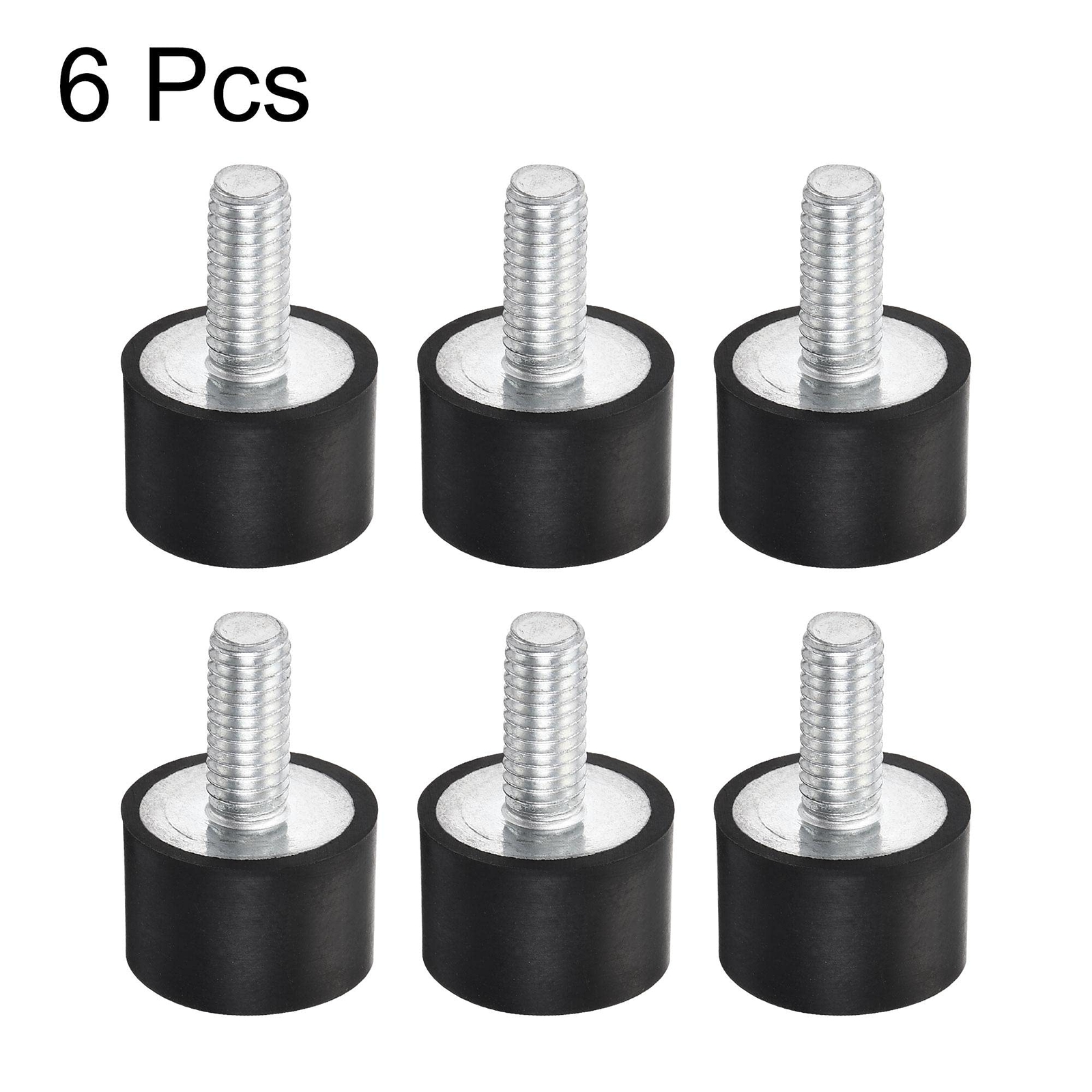 uxcell M5 Rubber Mounts 6pcs Male Thread Vibration Isolator Shock Absorber fo…