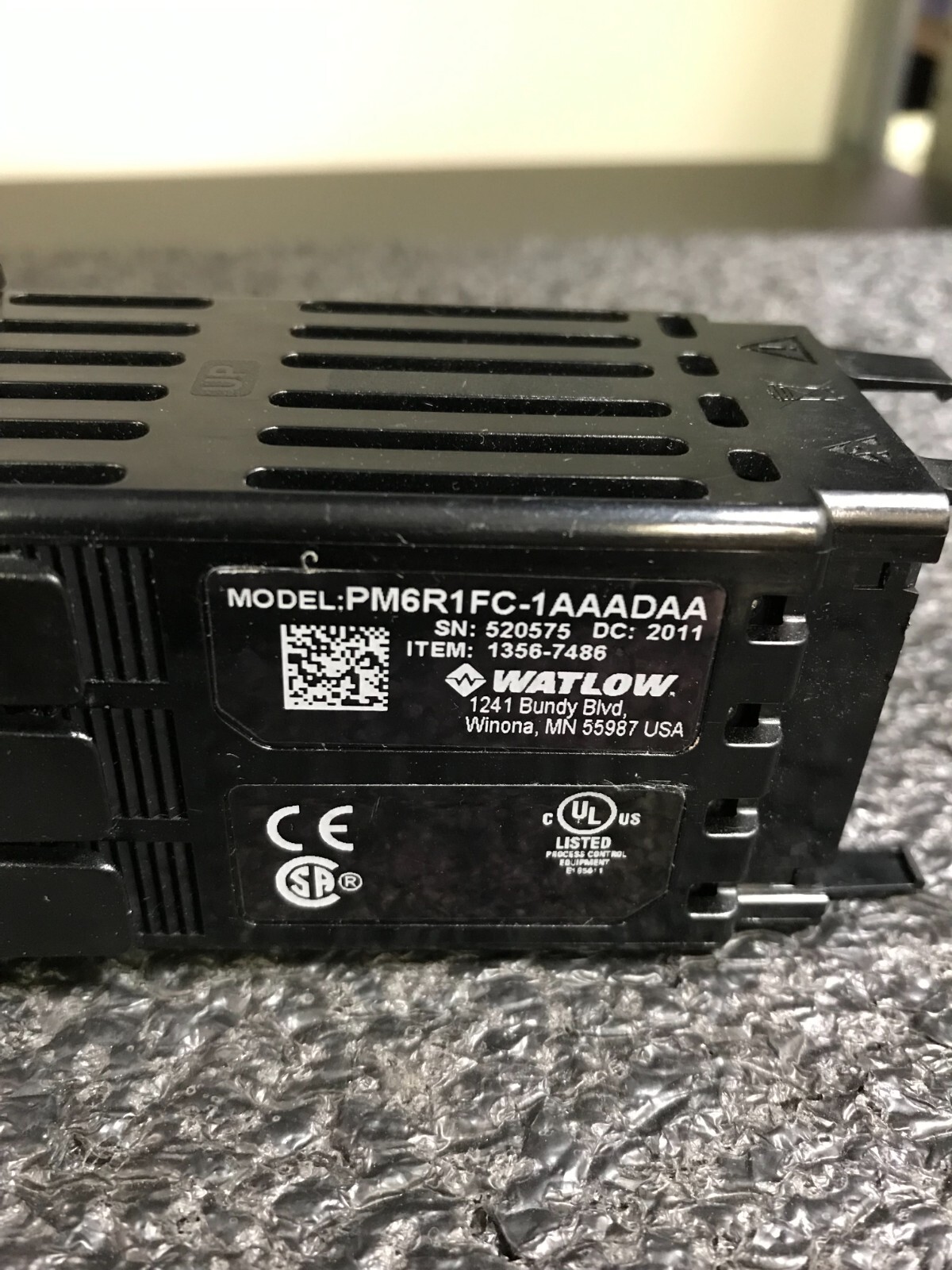 WATLOW PM6R1FC-1AAADAA EZ-ZONE Panel Mount Controller