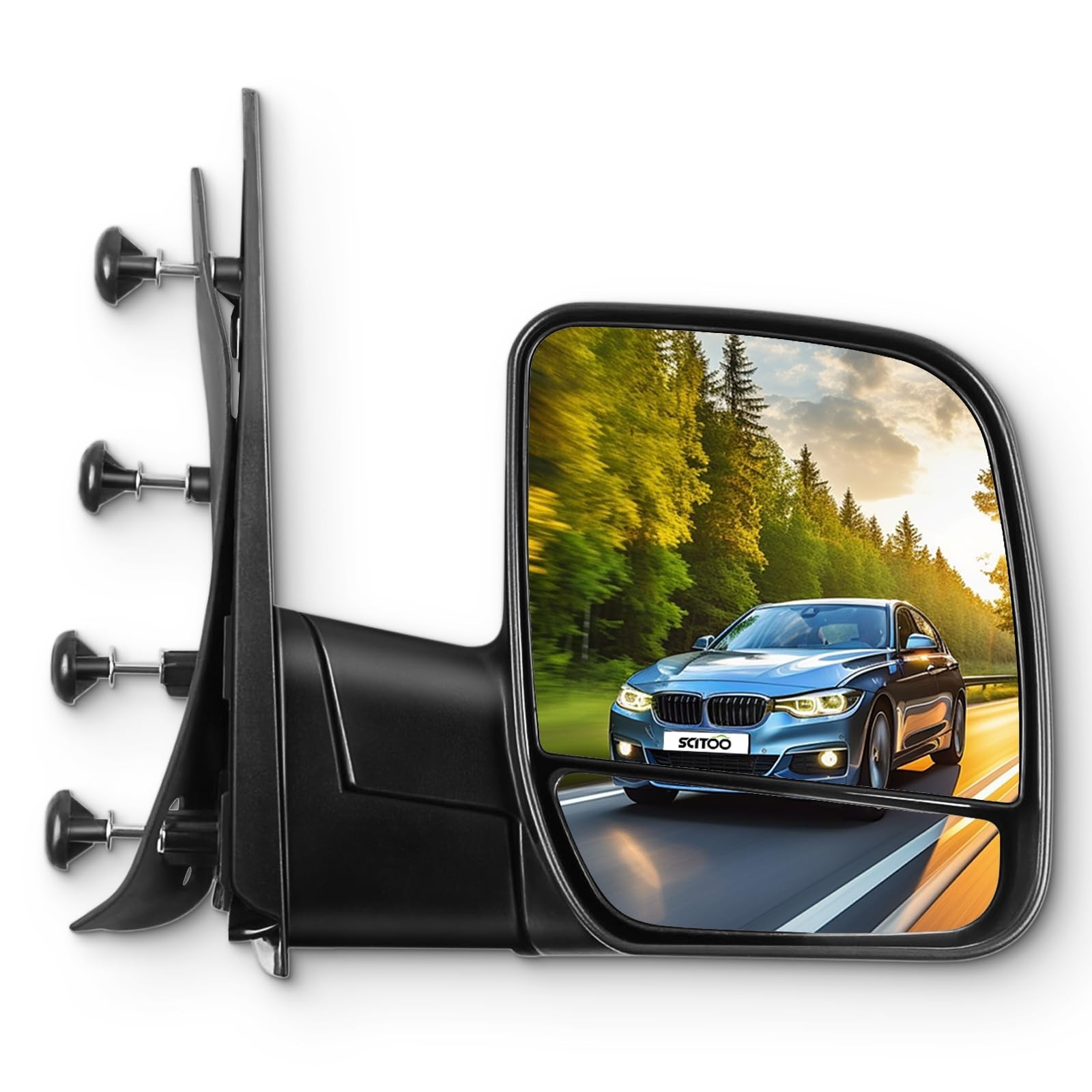 SCITOO Side View Mirror Passenger Right Side Fit For 2003-2013 For Ford E-150…