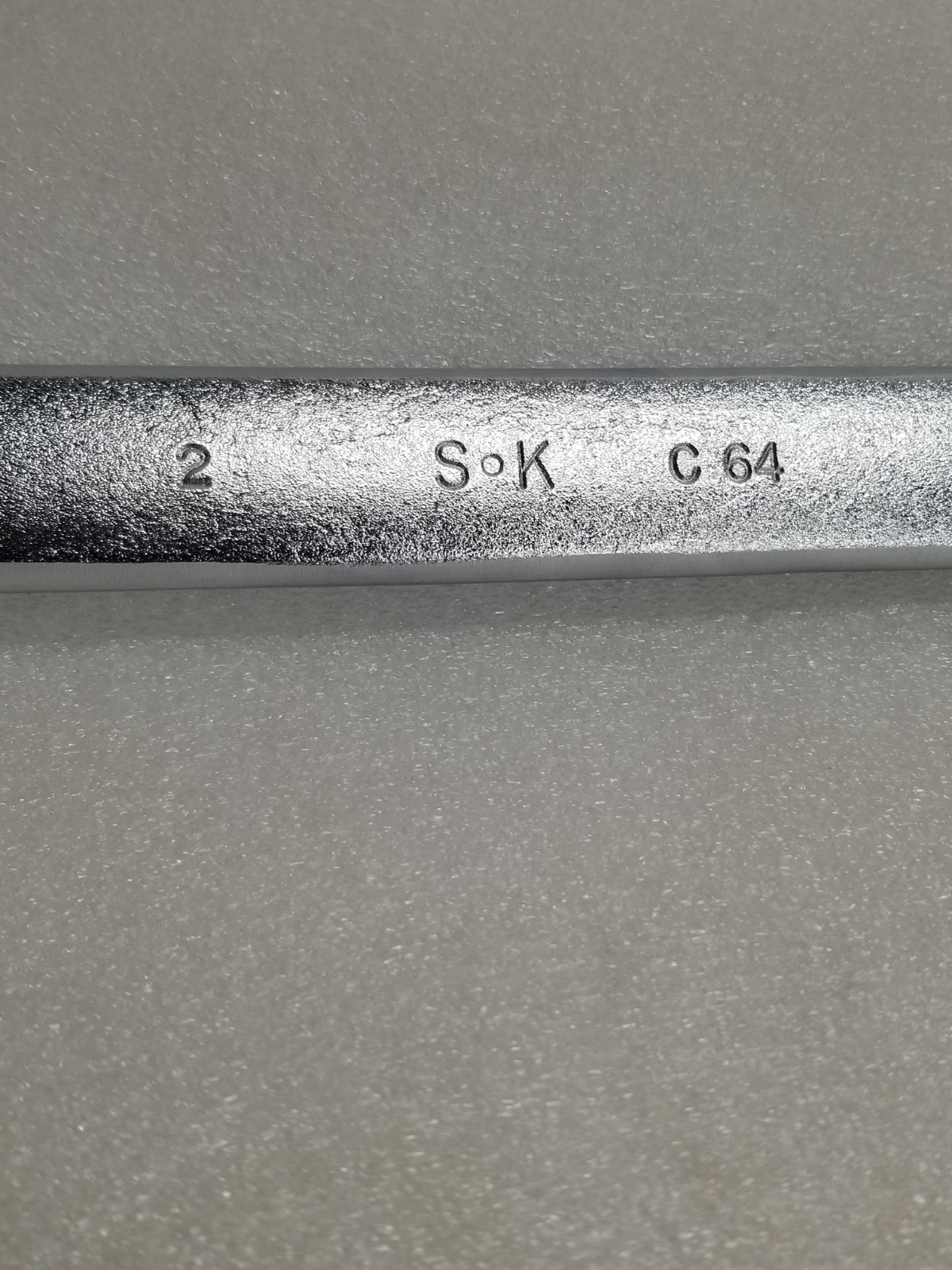 S-K Tools C64 Combination Wrench 2-inch SurGrip 12-Point 25.5″-OAL Made in USA