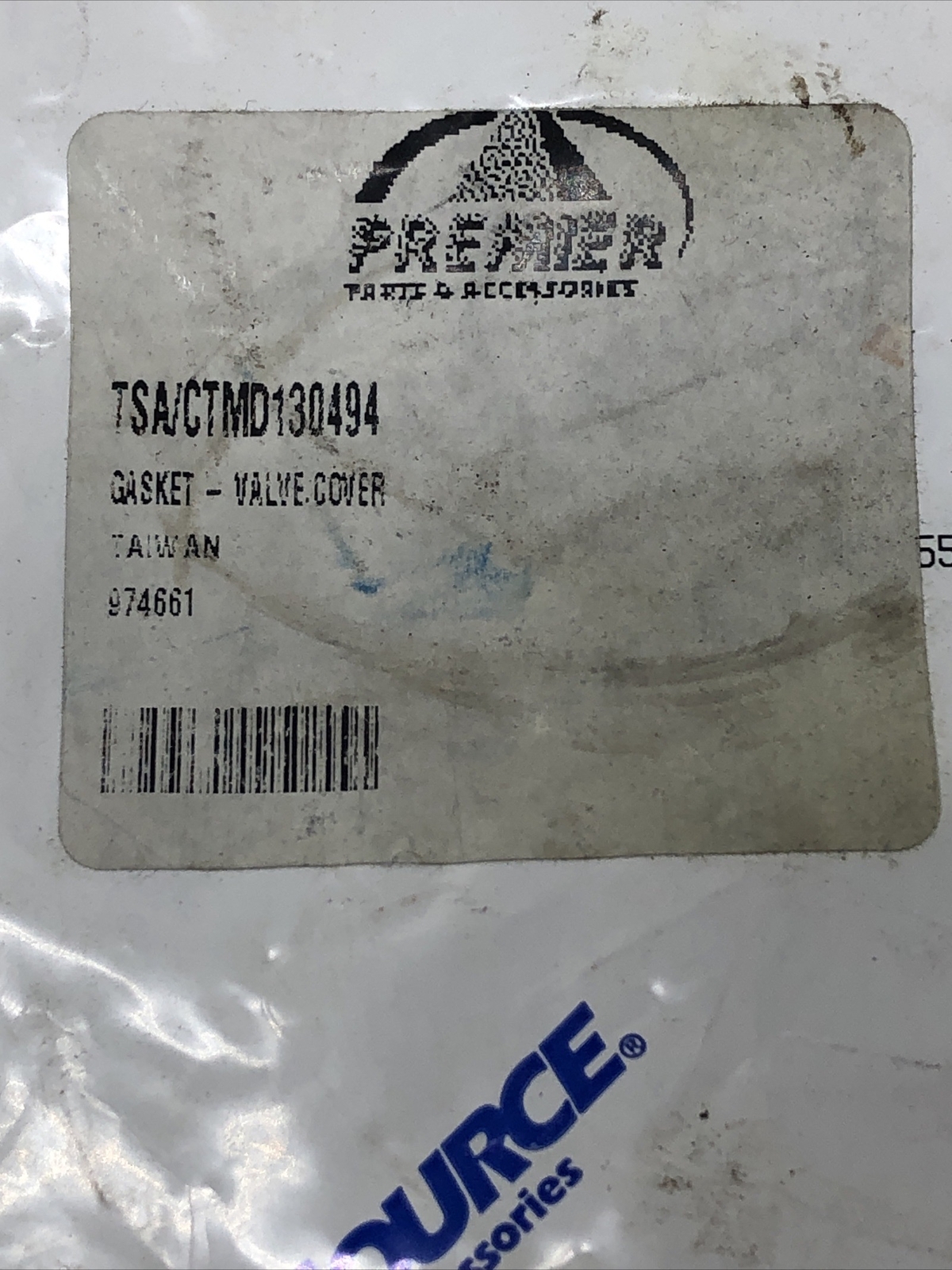 Premier TSA/CTMD130494 Gasket-Valve Cover