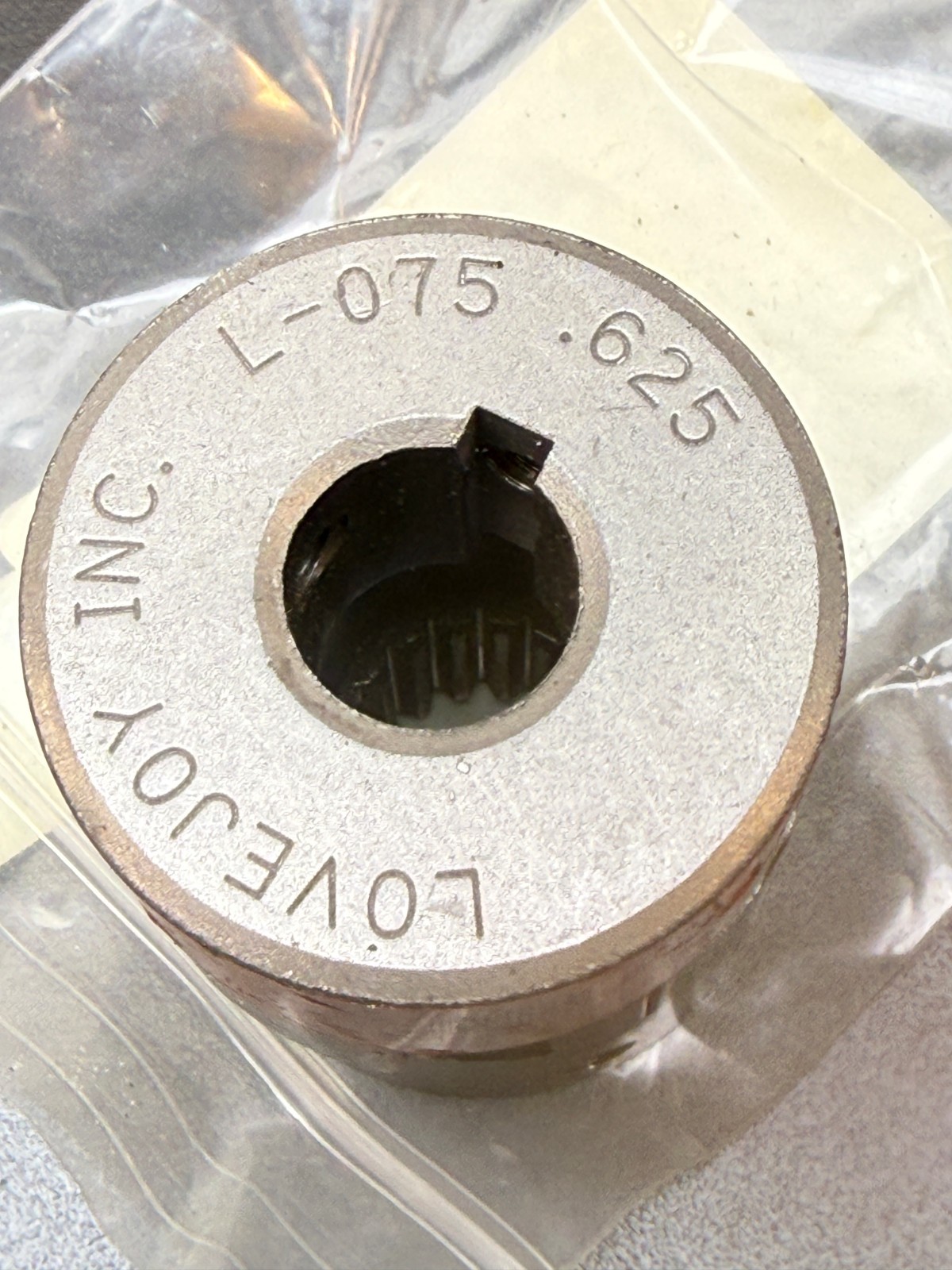 NEW LOVEJOY L-075 .625 L075.625 JAW COUPLING SET WITH SPIDER INSERT