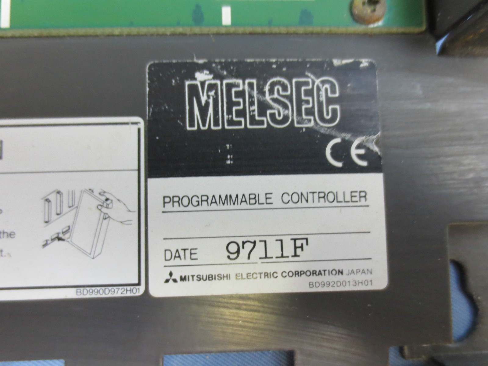 MITSUBISHI A68B 8-SLOT RACK / PROGRAMMABLE CONTROLLER BASE UNIT – MELSEC