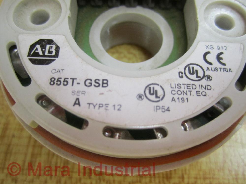 Allen Bradley 855T-GSB Mounting Base 855TGSB Series A