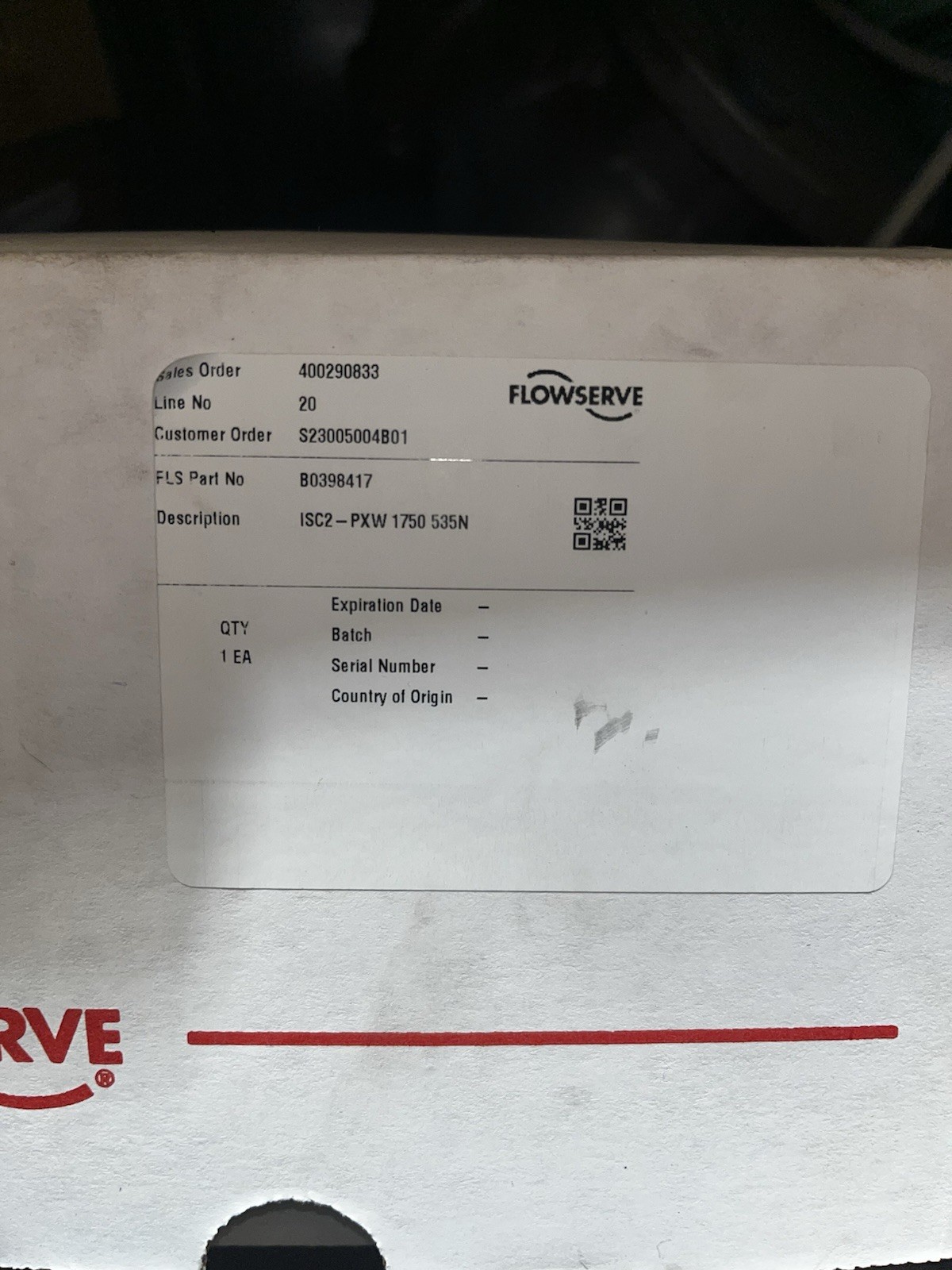 New FLOWSERVE ISC2-PXW 1750 535N Mechanical Seal 1.75” New Freeship ISC2PXW1750