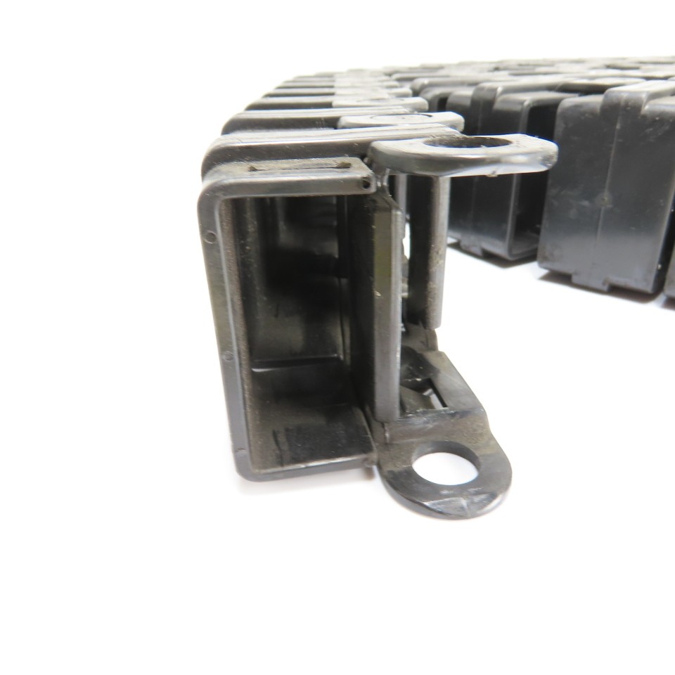 48mm x 23mm Plastic Cable Carrier Drag Chain Track 10′ 6″ Long
