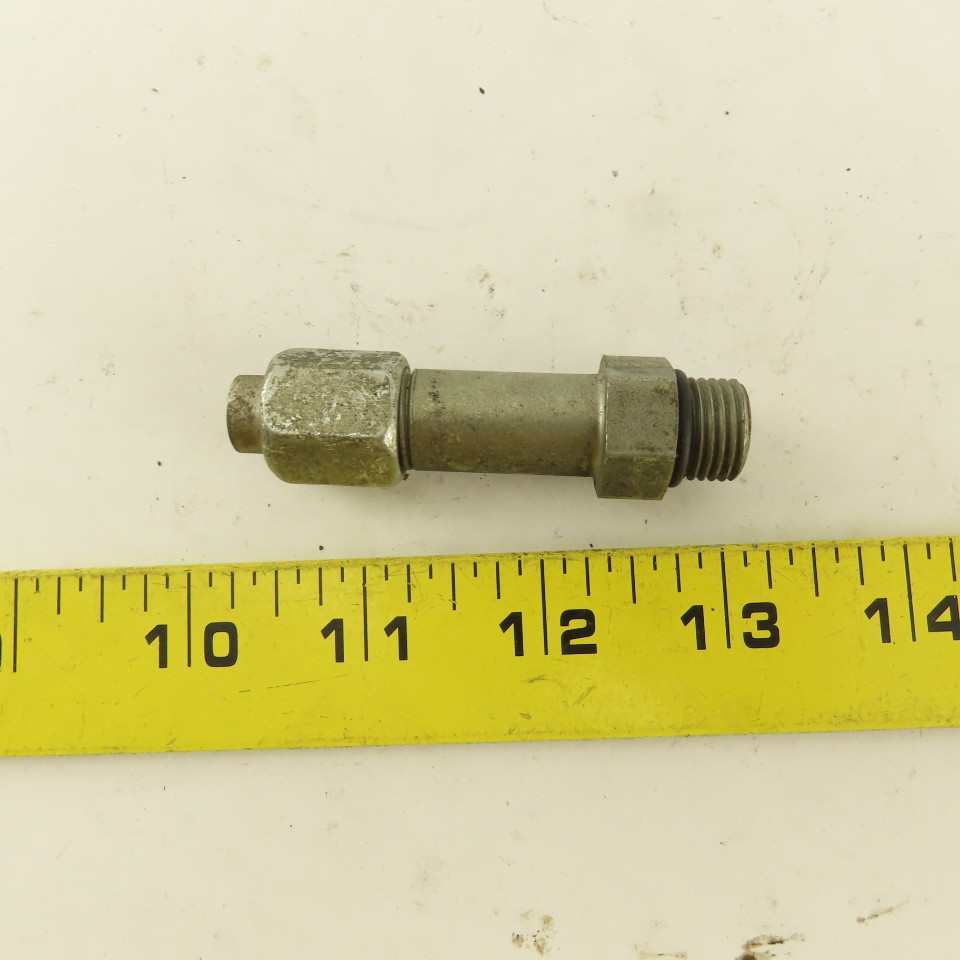 1/4″ OD Tube 9/16-18 JIC Flare 9/16-18 Male O-Ring Seat Extension 2-1/2″ OAL