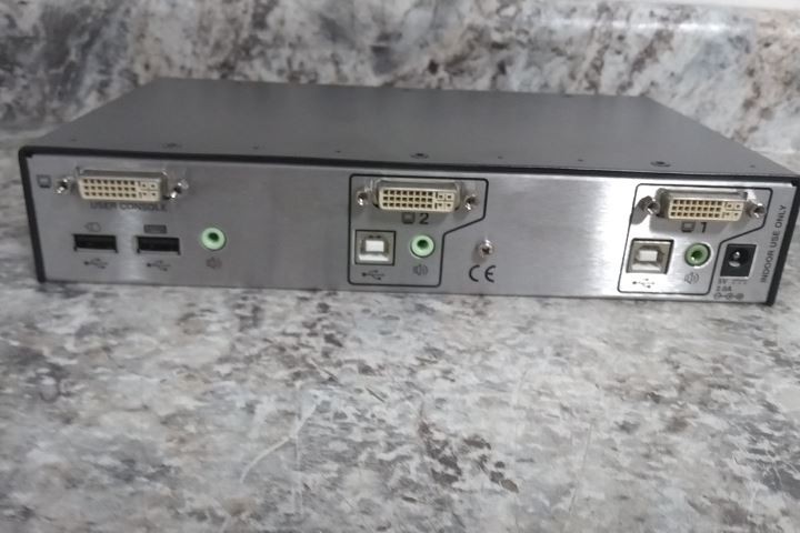 Black Box SW2008A-USB-EAL ServSwitch Secure KVM Switch with USB, DVI 2 Port