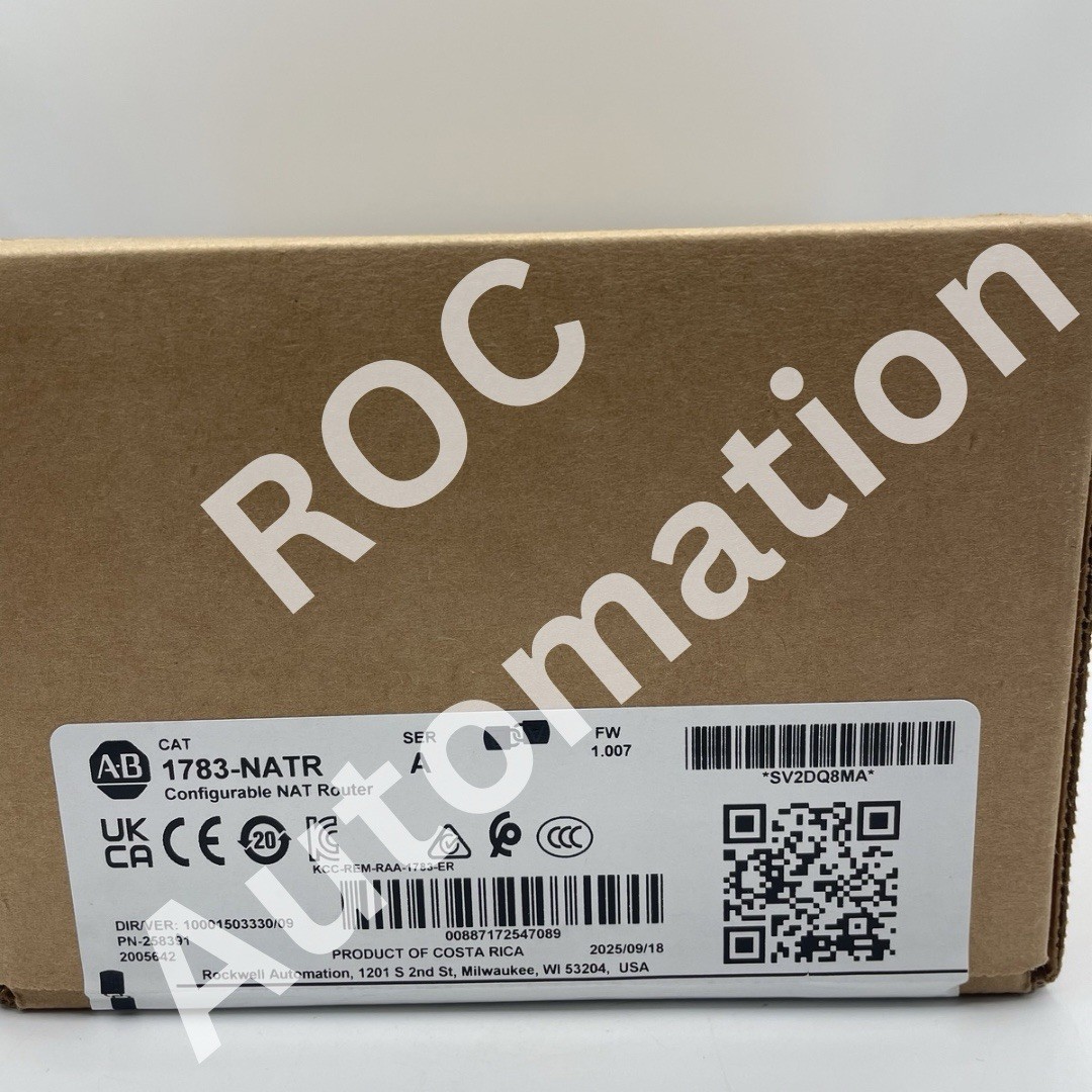 Sealed Pre-owned Allen-Bradley 1783-NATR SER A Configurable NAT Router