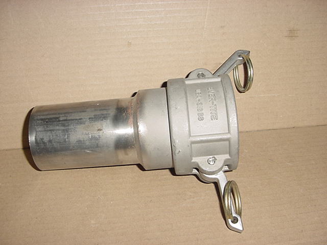 NOS Female ETC EVER TITE 316ss 2 ½” 2.5 Stainless Camlock 4” DUST Welded Tube