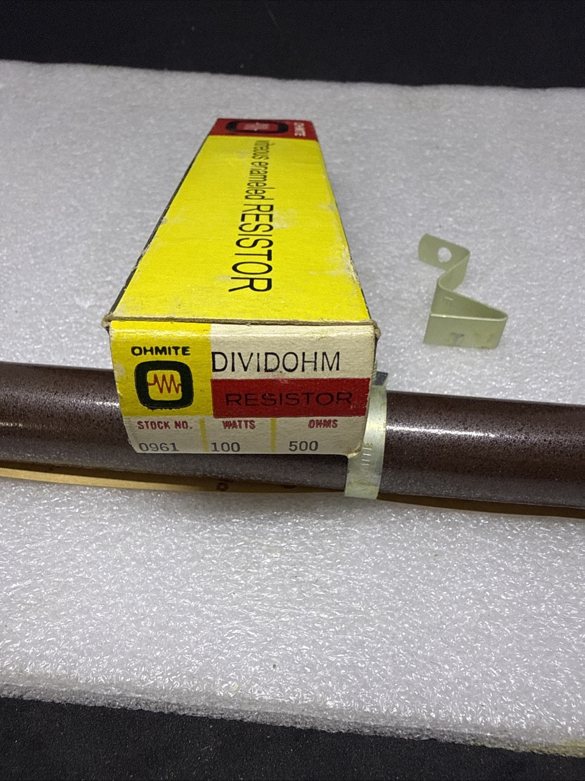 ohmite dividohm 100 watt 500 OHMS resistor NIB