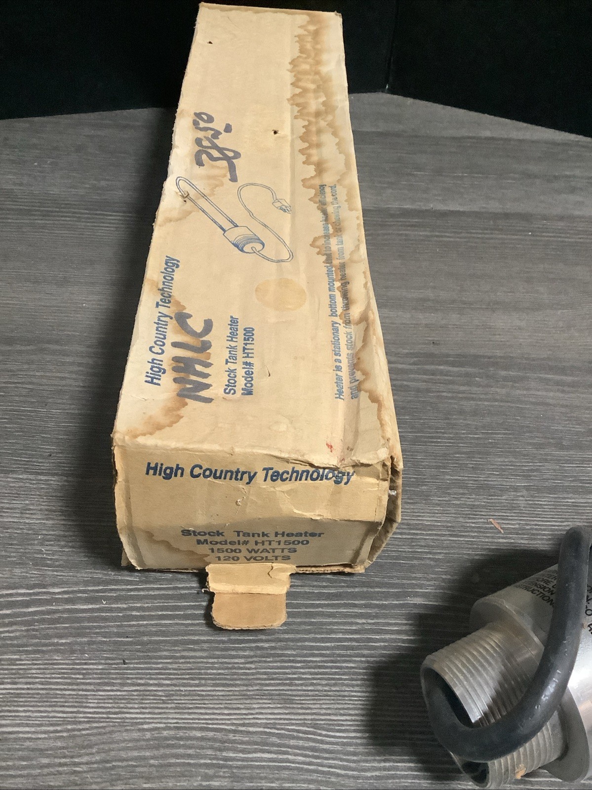 High Country Technology Stock Tank Heater HT1500 120V 1500 Watts Vintage NOS