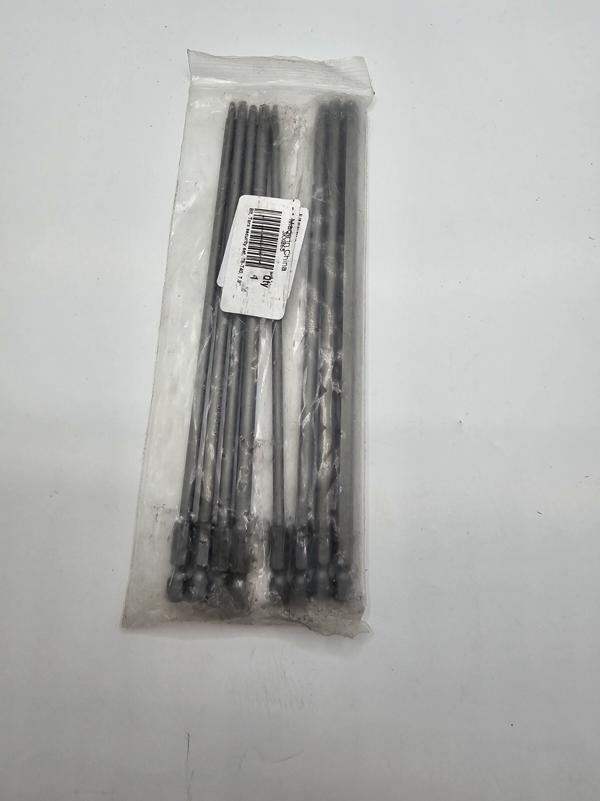8 Pieces Security Torx Bit Head Screwdriver Bit Assembly 7.9″ Long T8-T40 3KX065