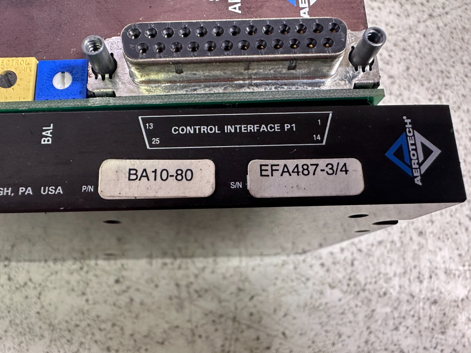 Aerotech Inc BA10-80 Servo Amplifier