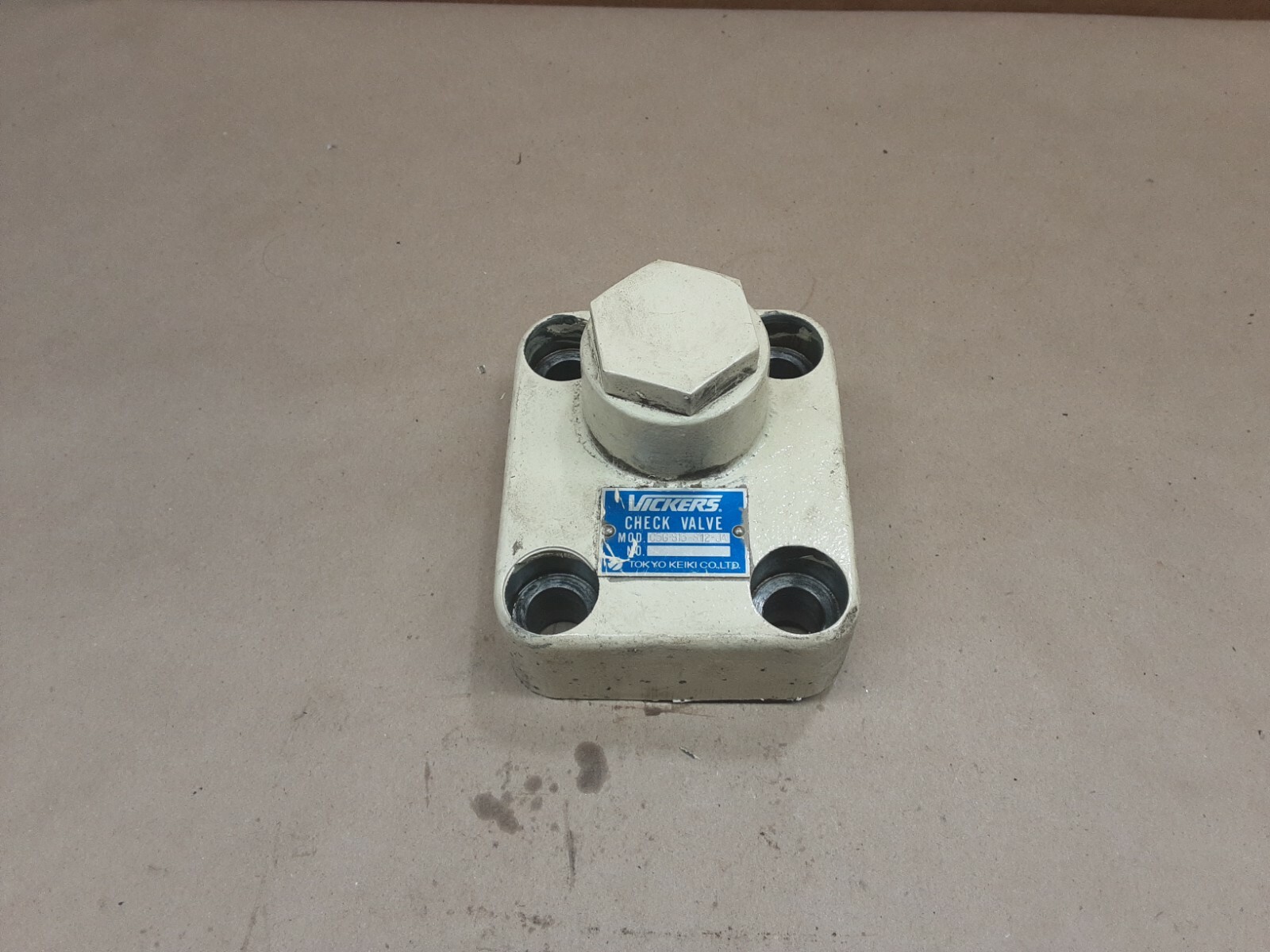 TOKYO VICKERS CHECK VALVE C5G815S12JA / C5G-815-S12-JA #1206C16PR4