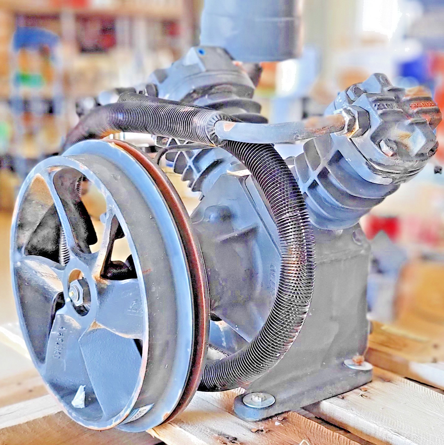 6️⃣INGERSOLL RAND 2475 TWO-STAGE AIR COMPRESSOR PESSCO’S OFFERING 1 G062826-2 🗽