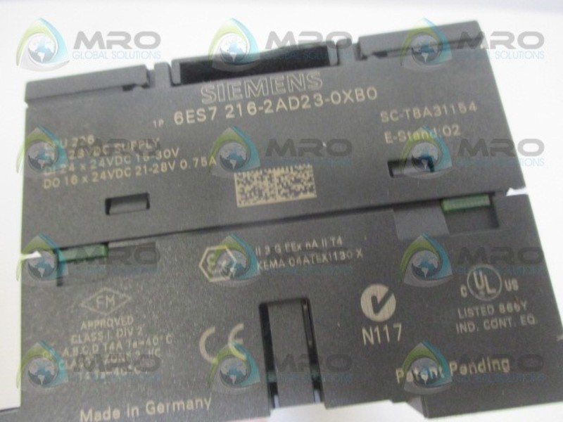 SIEMENS SIMATIC S7-200 6ES7216-2AD23-0XB0 COMPACT CONTROLLER NSMP