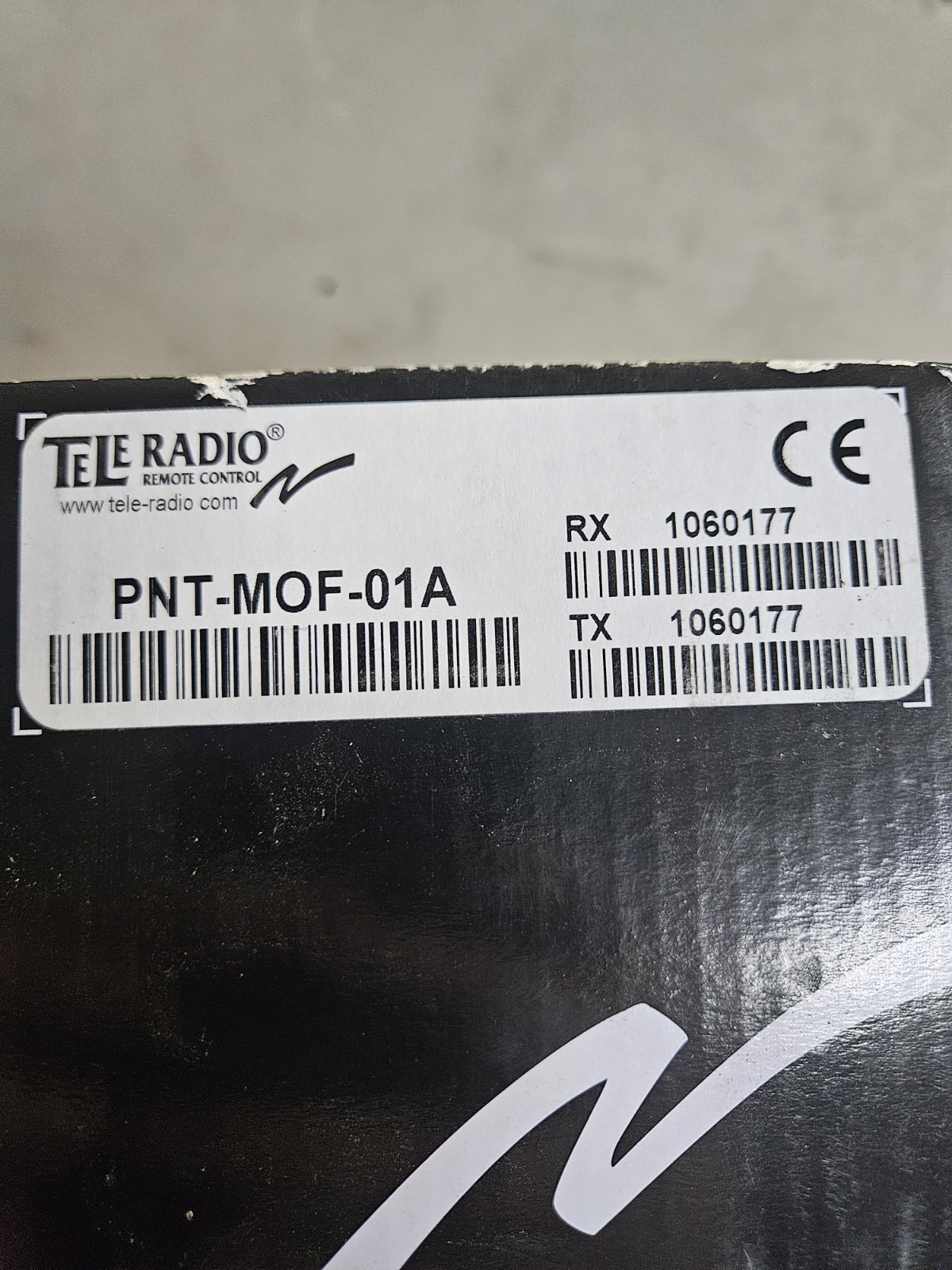 TeleRadio PNT-MOF-01A Wireless Remote Control