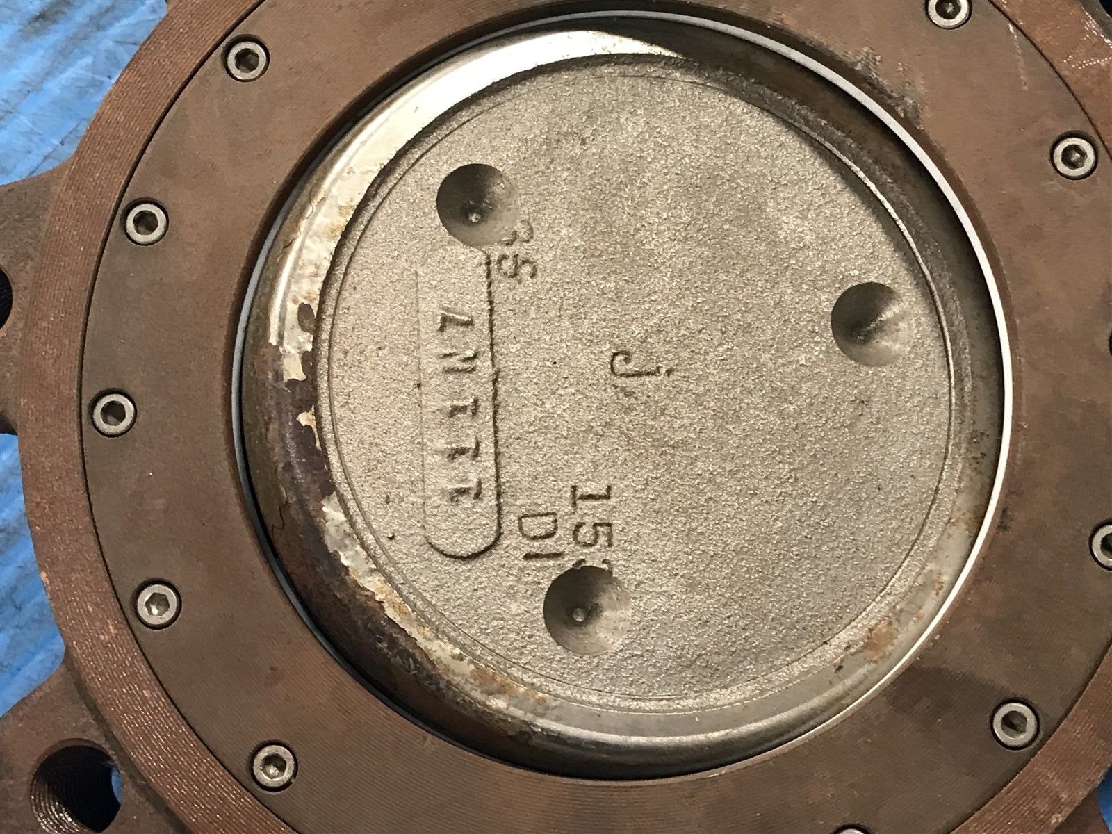 USED JAMESBURY 6 815L-11-21EH-TT BUTTERLY VALVE WITH V150 ACTUATOR (4C)