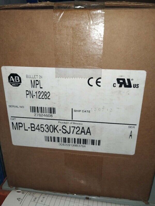 New Factory Sealed AB MPL-B4530K-SJ72AA Servo Motor