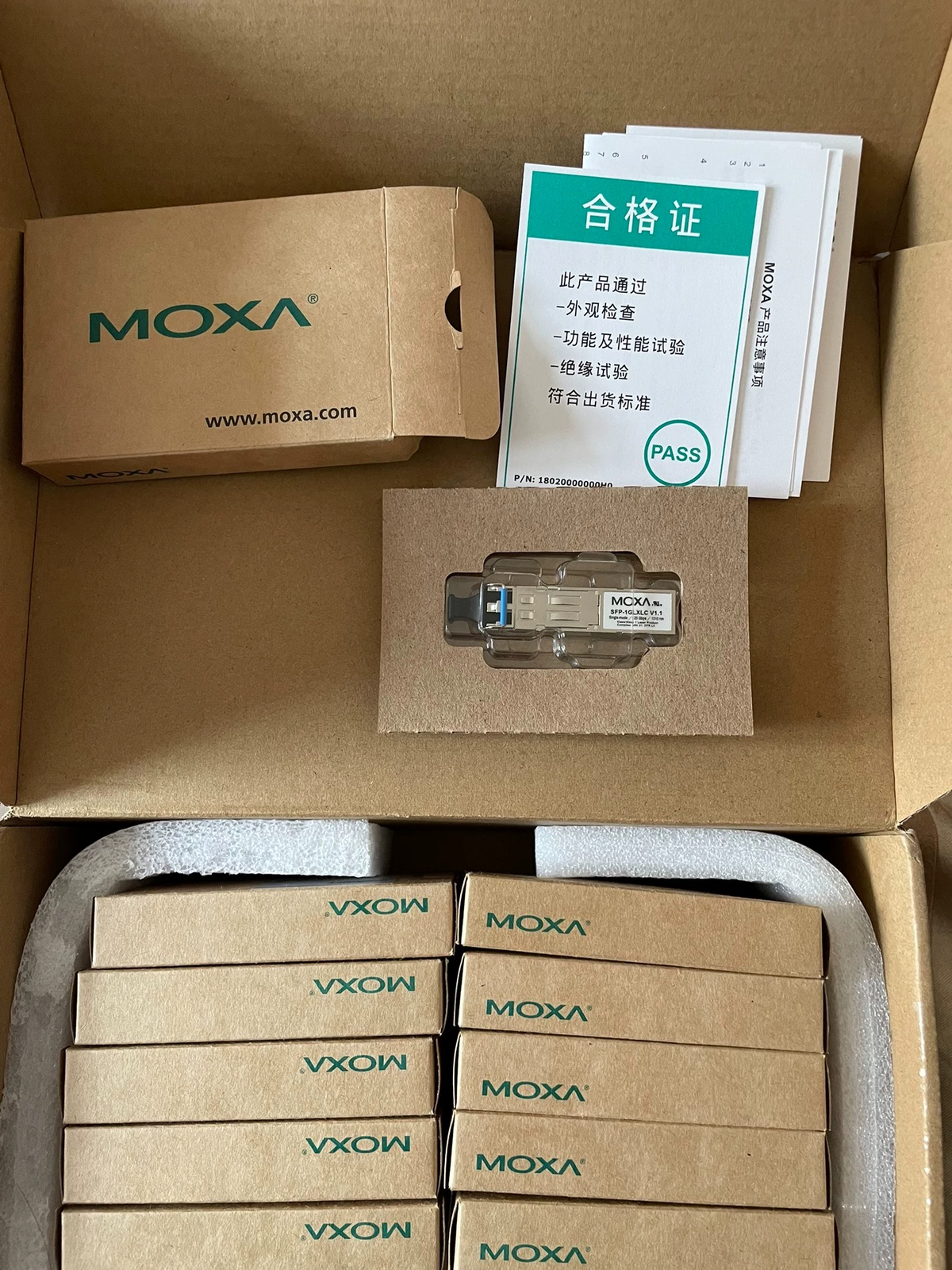 SFP-1GLXLC 1PC New In Box Moxa SFP-1GLXLC Gigabit Ethernet SFP Module SFP1GLXLC