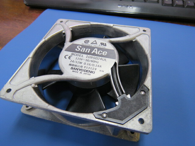 SANYO DENKI AMERICA INC. 109S024UL Qty of 1 per Lot Fan Tubeaxial 115VAC Square