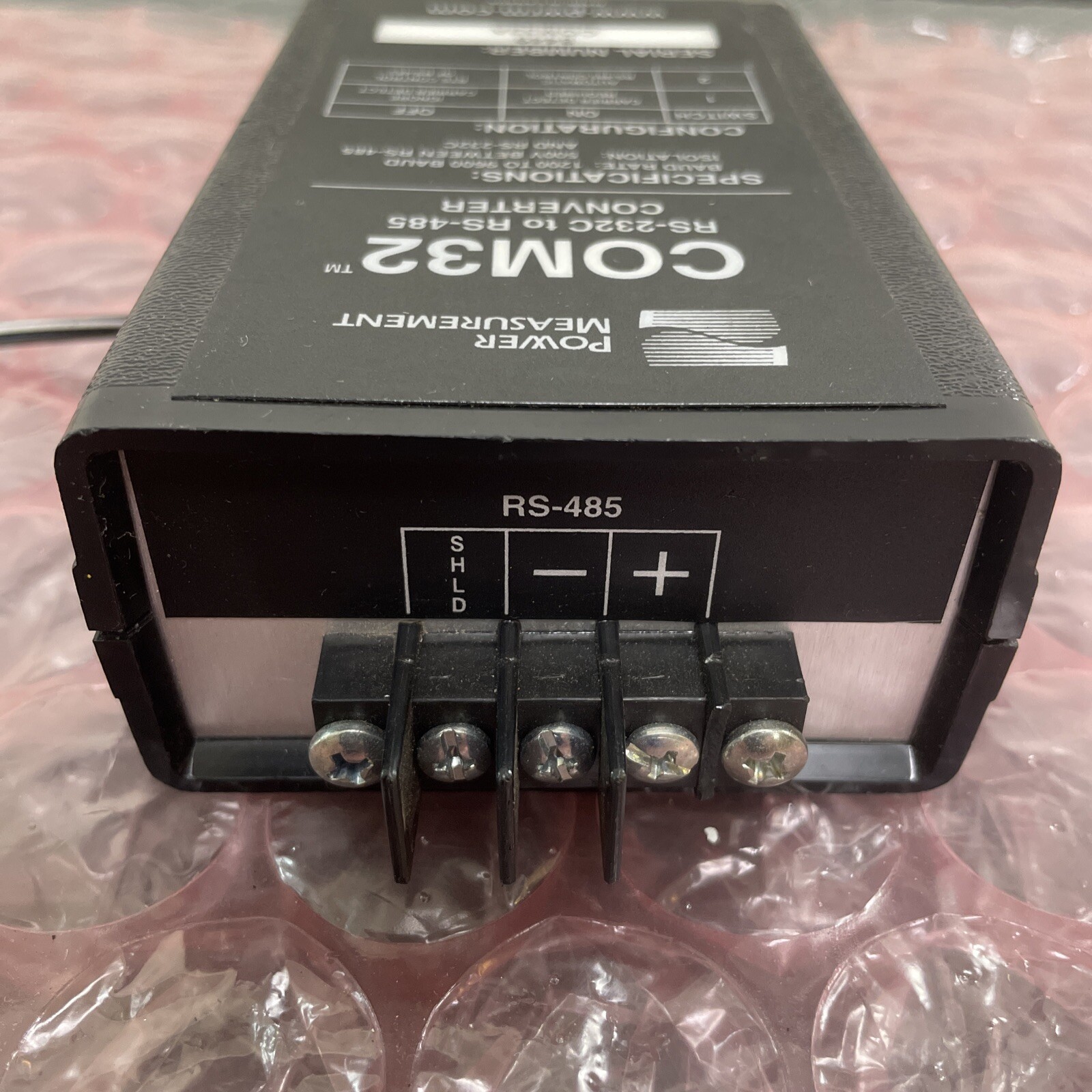 POWER MEASUREMENT COM32 RS-232c to RS-485 Converter
