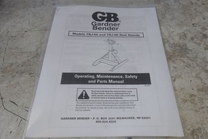Gardner Bender TRJ-96 2500 Lb Max Capacity Red Steel Telescoping Reel Jack