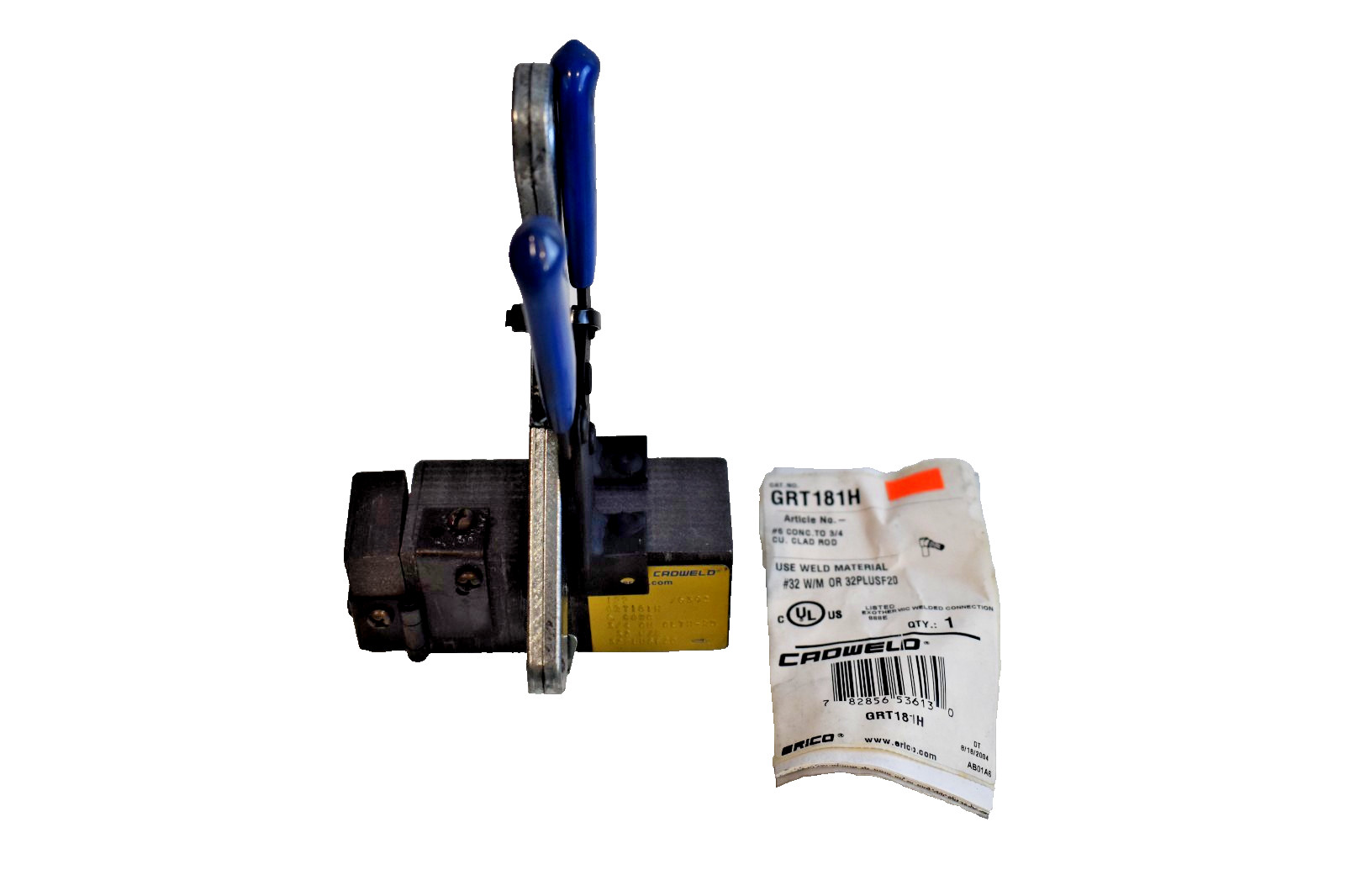 Cadweld Tools Mold Handle Clamp P/NB399A w/ Instructions