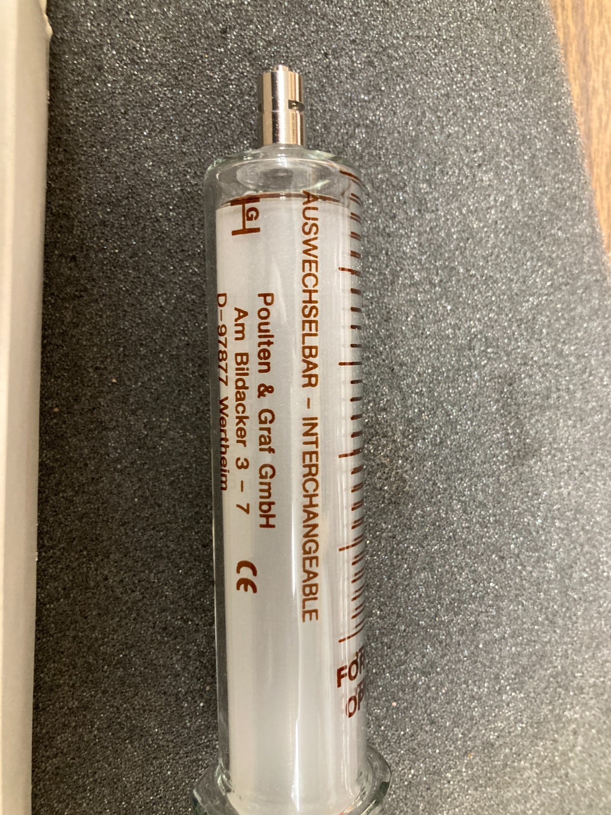 Fortuna Optima Syringe 50ML Glass Luer Lock Syringe Air Tite 7.140-45