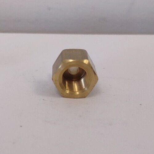 Brass Straight Adapter 1/8″ NPT Female x 1/16″ BSPP Male with Viton Seal