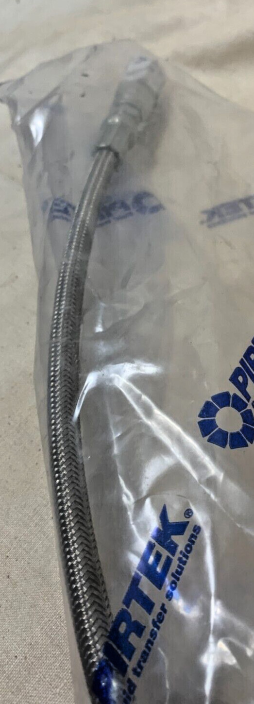 Pirtek 750mm Stainless Steel Braided Hose Assembly STH04 1/4in 206 BAR
