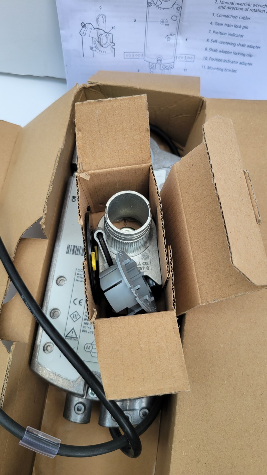Bray DCBS24-160-M12 24V SPRING RETURN ACTUATOR NEW Actuator