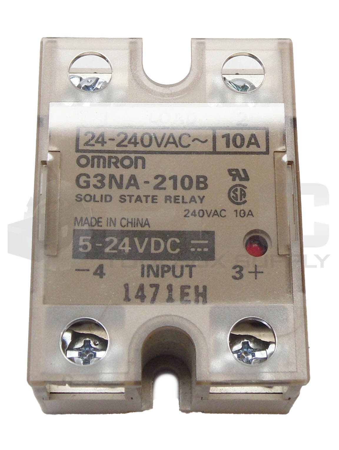 NEW LOT OF 2 OMRON G3NA-210B SOLID STATE RELAYS 5-24VDC 240VAC 10A