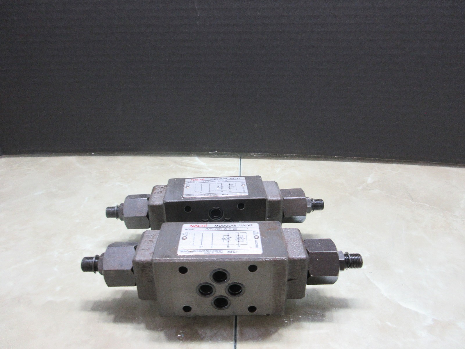 NACHI MODULAR VALVE 0CY-G01-W-Y-20 BFE80-CYWY1 CNC EACH