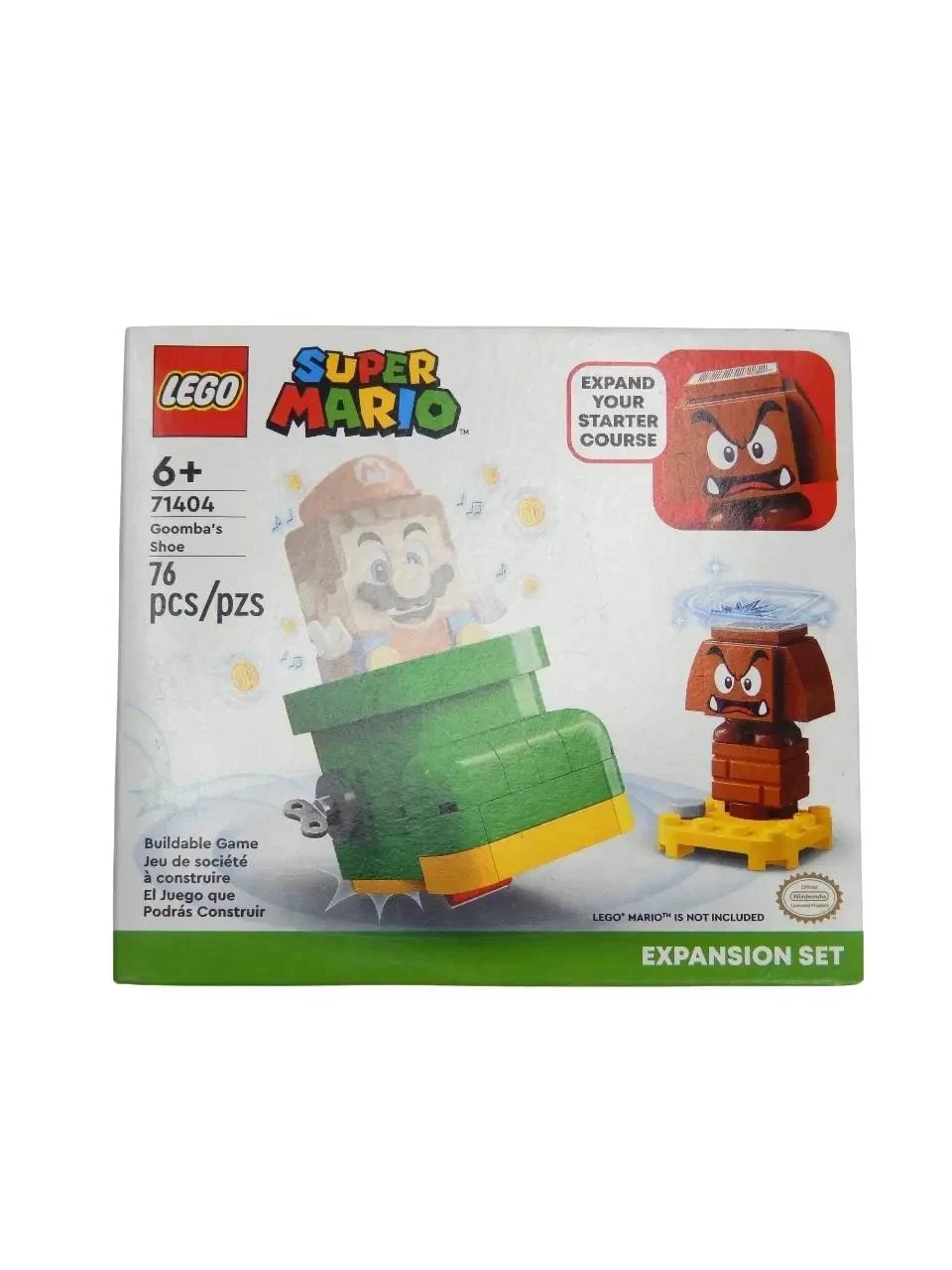Lot of 2 Lego Super Mario Goomba’s Shoe Expansion Set 71404 – Free Shipping