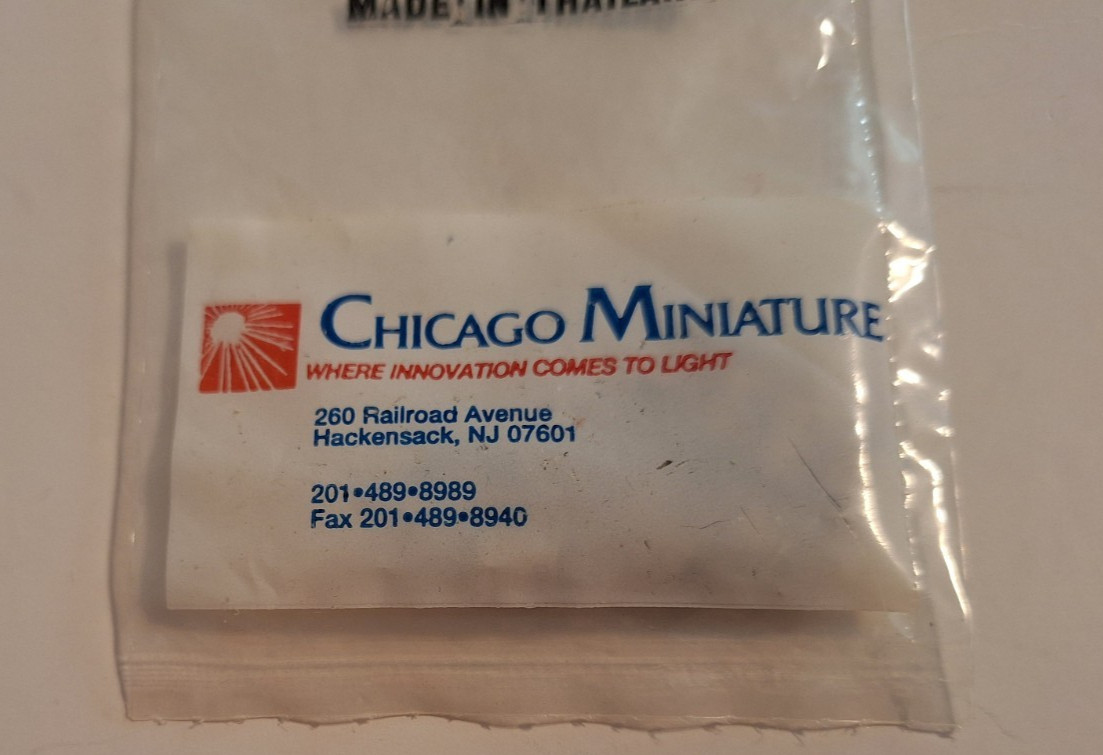 NEW Chicago Miniature Lamps #336 1 pkg of 10 Chicago Miniature