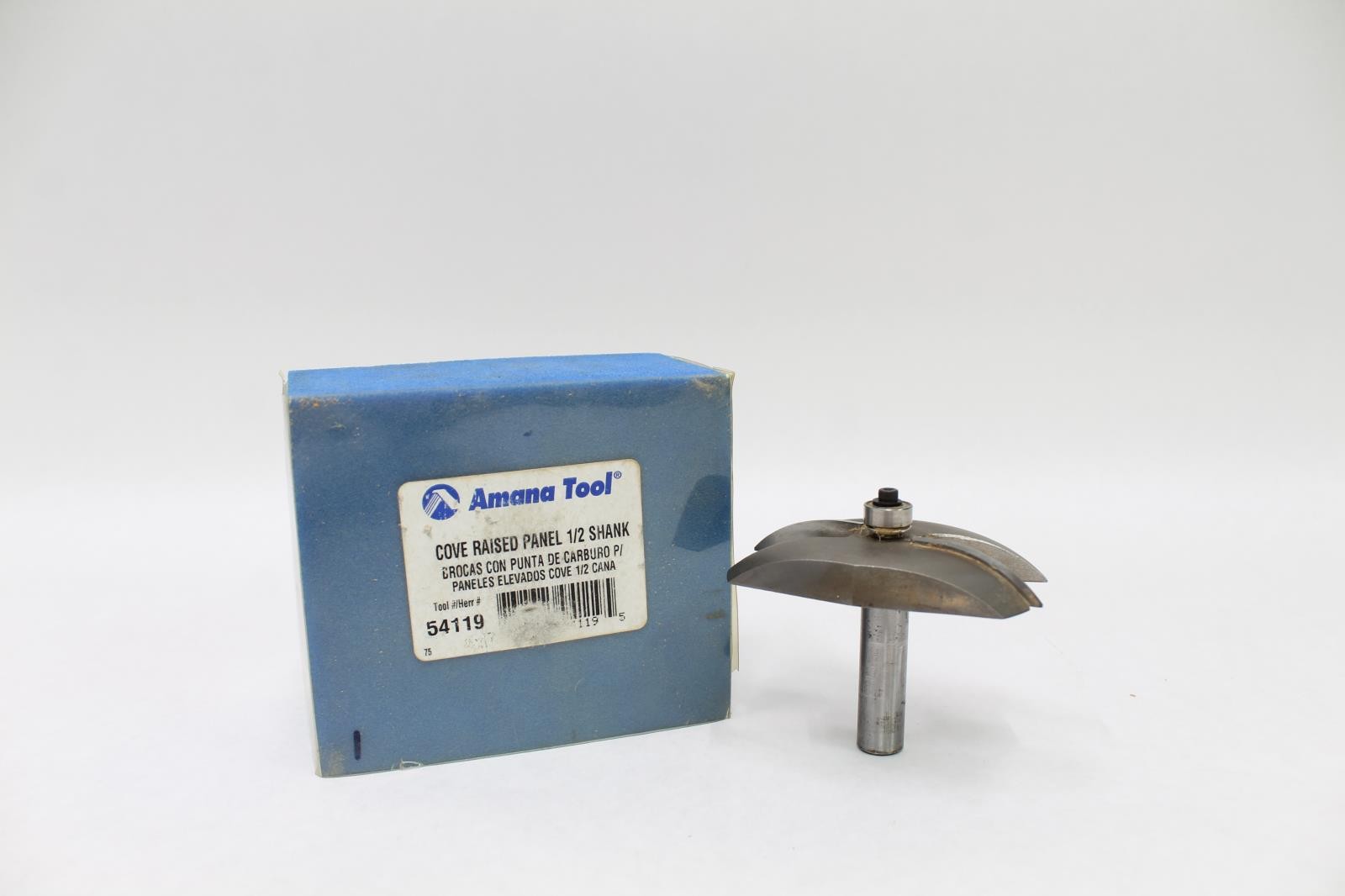 Amana Tool Carbide Tipped Cove Raised Panel 1-9/16 Radius w/ 1/2″ Shank, 54119